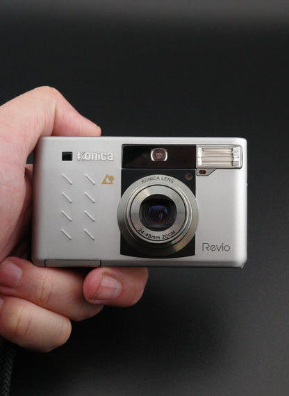 Konica Revio Vintage 1990's Compact APS Film Zoom Camera - Tested & Working