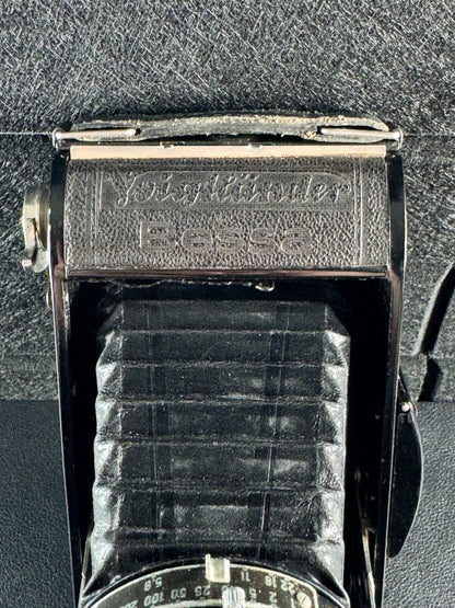 Voigtländer Bessa Vintage 1930's Folding Bellows Camera & Case - Not Working