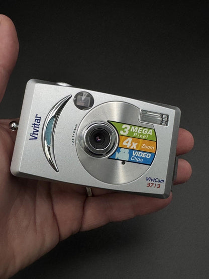Fully Working & Boxed Vivitar Vivicam 3713 3MP Compact Digital Camera + SD Card