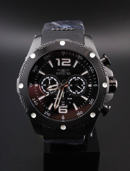 Invicta I-Force Axis 50556 Men’s Watch 50mm Black - Silicone - Brand New & Boxed