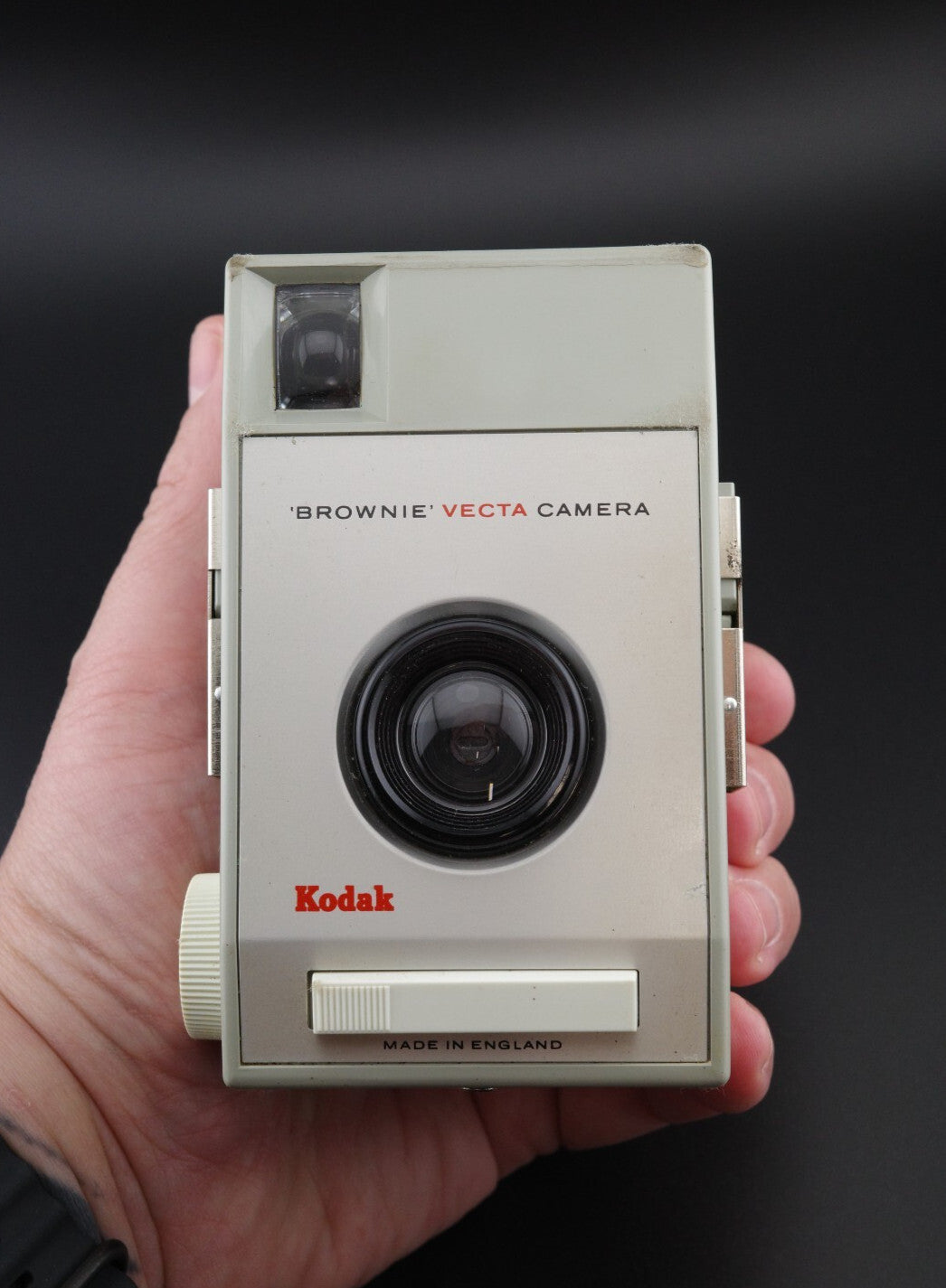 Kodak Brownie Vecta Vintage 1960's 127 Film Camera + Case - Tested & Working