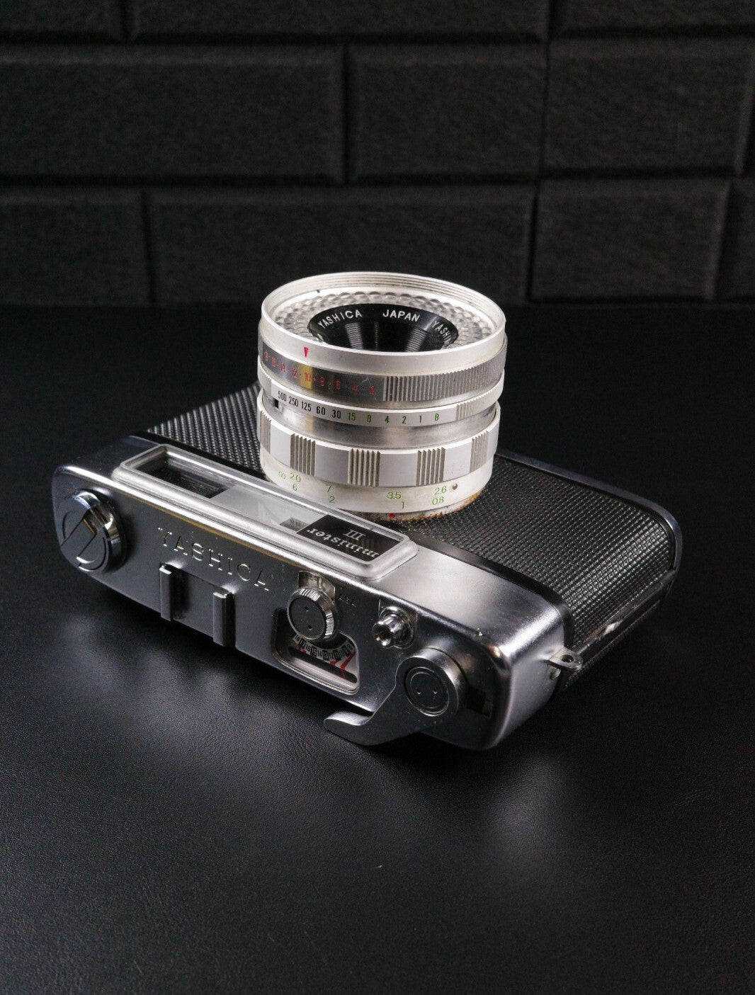 Yashica Minister III Vintage 1960's 35mm Rangefinder Camera & Case - Working