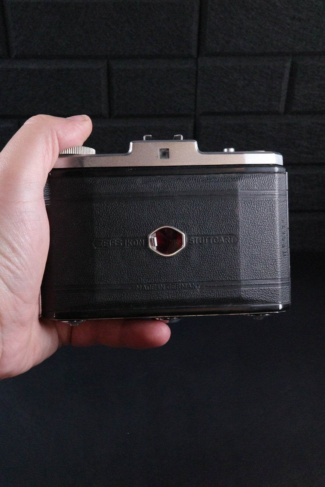 Zeiss Ikon Nettar 517/16 Vintage 1950's 120 Film Camera - Working - Heavy Fungus On Lens