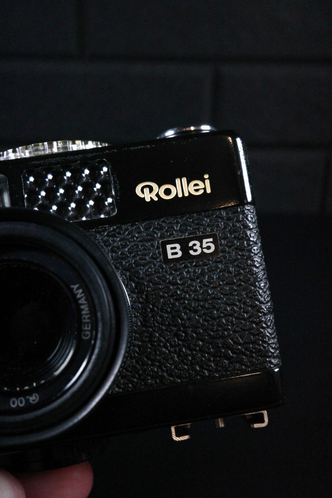 Rollei 35 B 35mm Compact Camera Carl Zeiss Lens + Case - Film Tested & Working