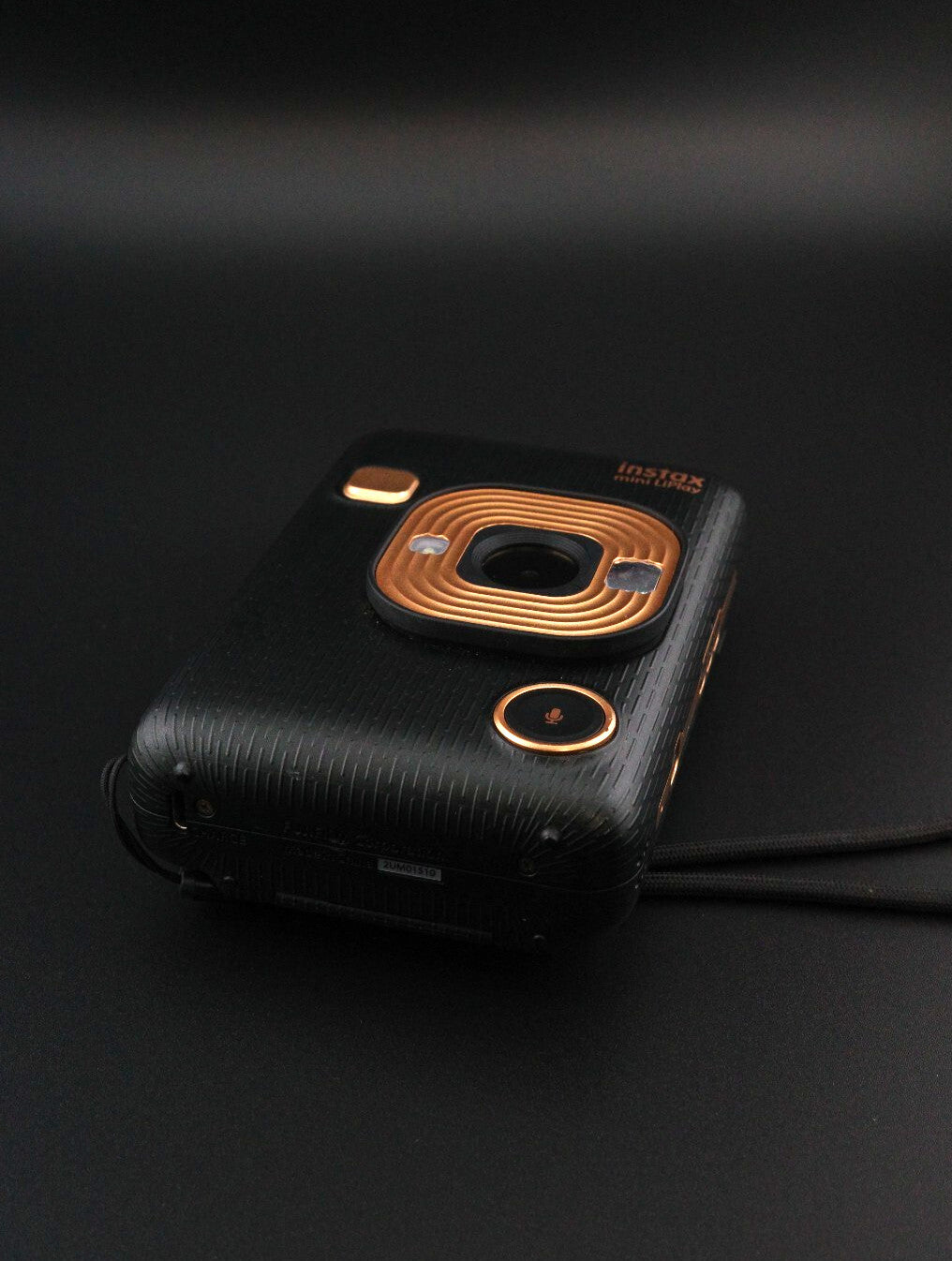 Fujifilm Instax Mini LiPlay Hybrid Instant Camera – Black & Rose Gold + Film