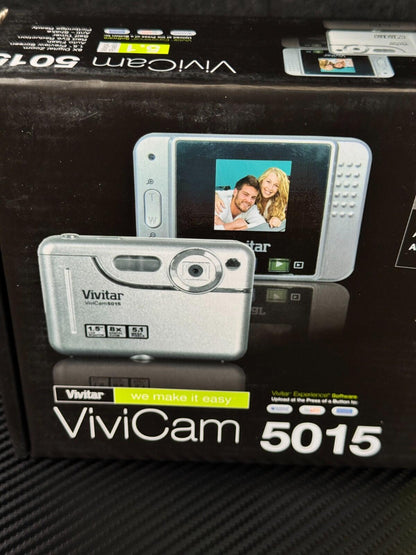 Vivitar Vivicam 5015 5.1MP Compact Digital Holiday Camera - New, Boxed & Sealed