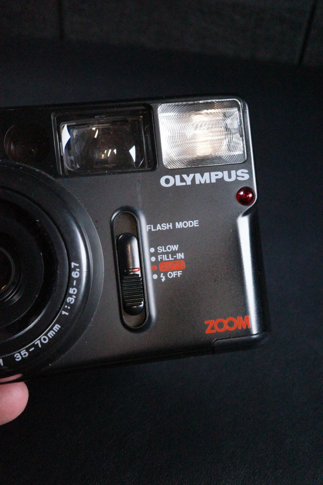 Olympus AZ-1 Zoom Vintage 1980's 35mm Film Point & Shoot Camera - Fully Working