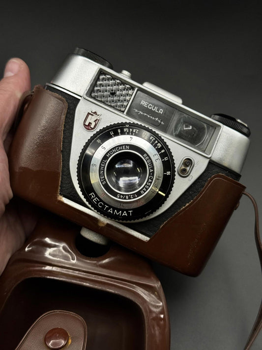 Vintag King KG Regula Sprintic Search Camera / Color Isconar 1:2.8/45 Rectamat