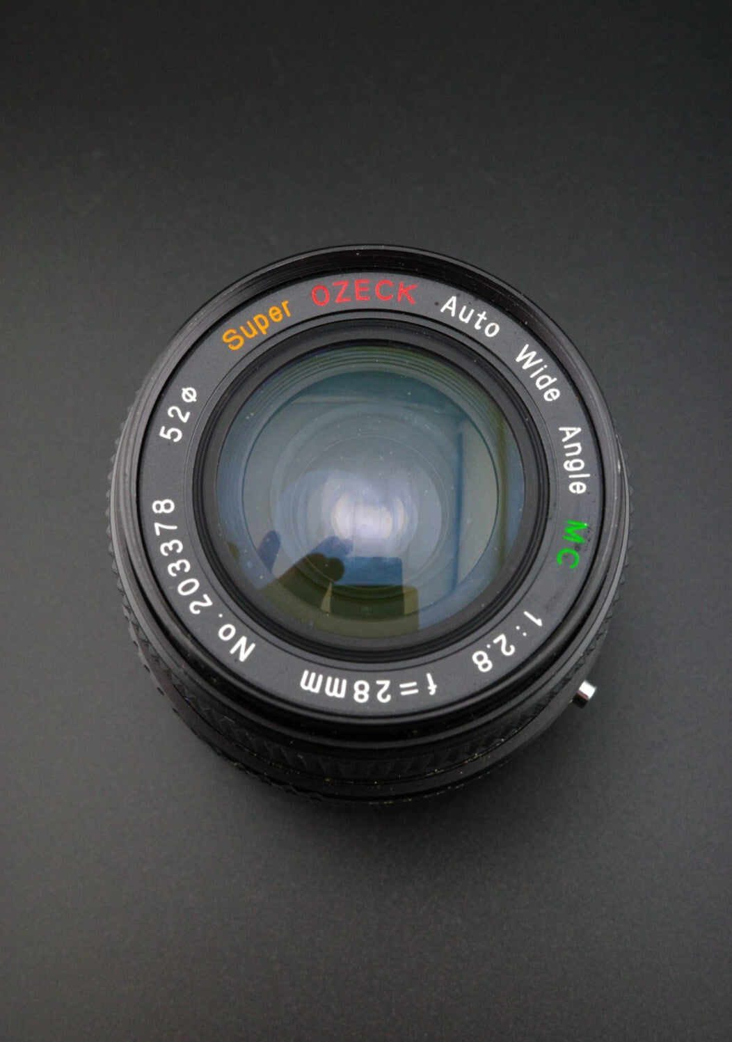 Ozeck Super Auto MC 28mm f/2.8 Canon FD Wide Angle Lens Clean, Tested & Working