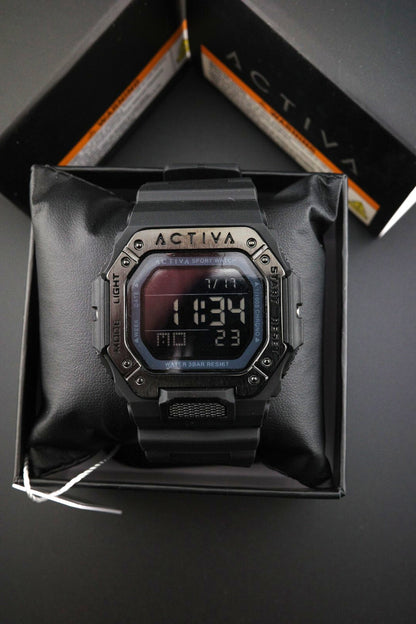 Activa Edge X Invicta ACW8059-001 Digital Watch 39.5mm Black - Brand New & Boxed