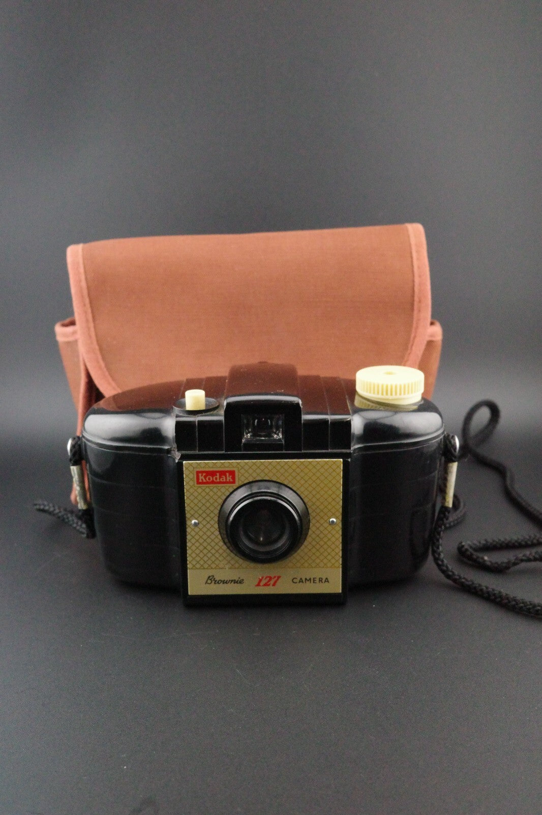 Kodak Brownie 127 Film Camera Vintage 1950s Tested & Working With Original Case