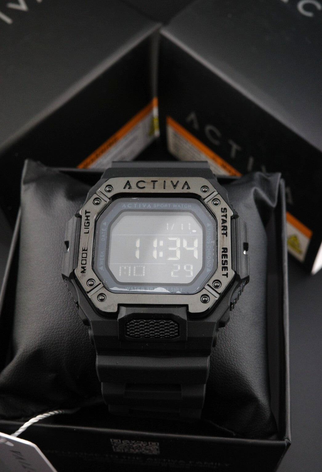 Activa Edge X Invicta ACW8059-001 Digital Watch 39.5mm Black - Brand New & Boxed