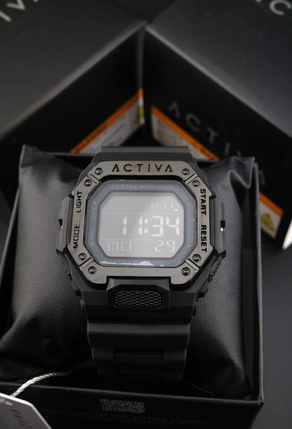 Activa Edge X Invicta ACW8059-001 Digital Watch 39.5mm Black - Brand New & Boxed