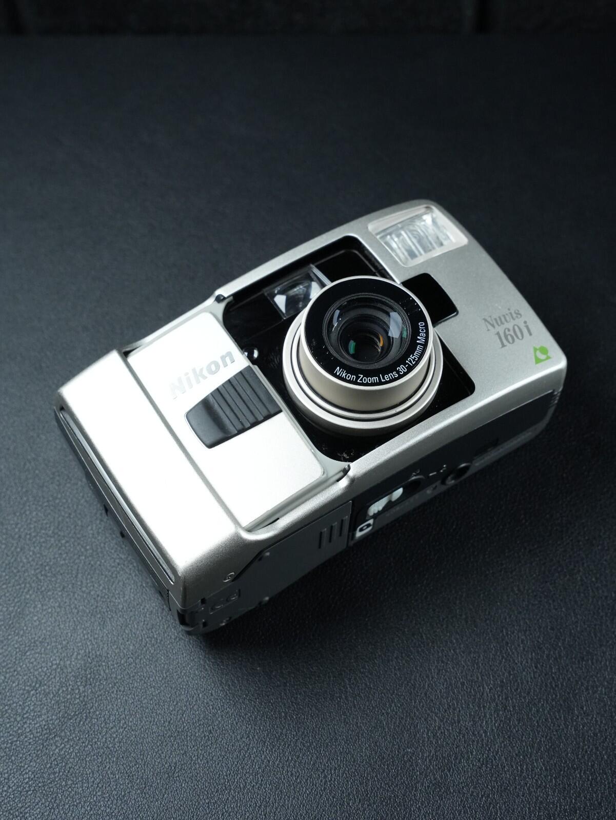 Nikon Nuvis 160i Vintage 1990's APS Zoom Camera + Case & Battery Fully Working