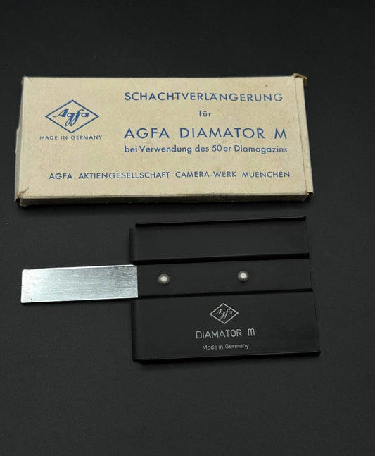 Agfa Diamator M Shaft Extension (Schachtverlängerung) – Made in Germany – Boxed