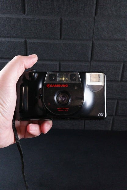 Samsung AF-200 Vintage 1990's 35mm Film Point + Shoot Camera - Tested & Working
