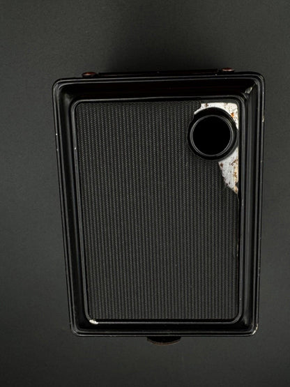 Vintage 1950s Agfa Synchro Box 120 Film Camera With Art Deco Design - Working