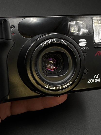 Minolta AF Zoom 65 Vintage 1990's 35mm Film Point & Shoot Camera - Working B138