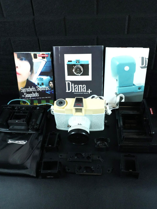 Diana F+ Lomography Camera Dreamer 120 Camera + 35mm & Instant Back - Working