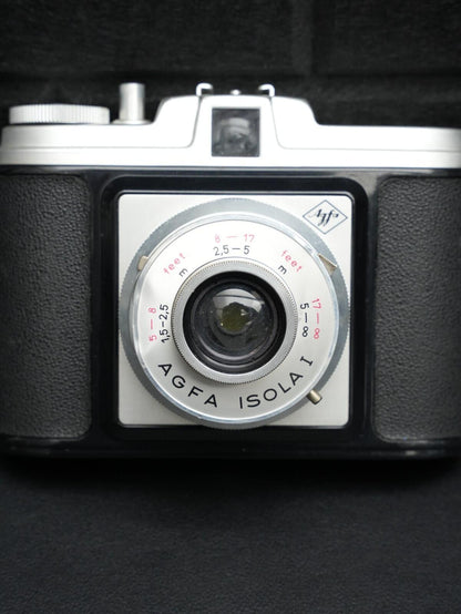 Agfa Isola I Vintage 1950s 120 Film Camera With Original Case - Faulty