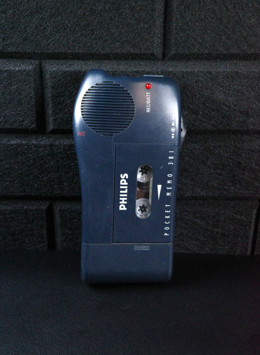 Phillips Pocket Memo 381 Vintage 1990's Analogue Dictation Recorder - Working