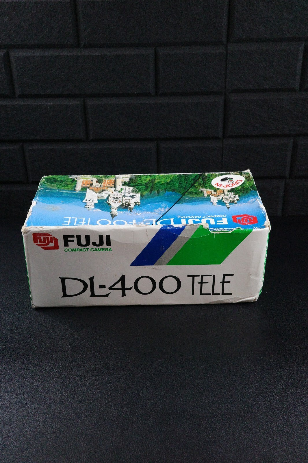 Fuji DL-400 Tele Point & Shoot With 35mm Film Camera - Boxed, Working (Fungus)