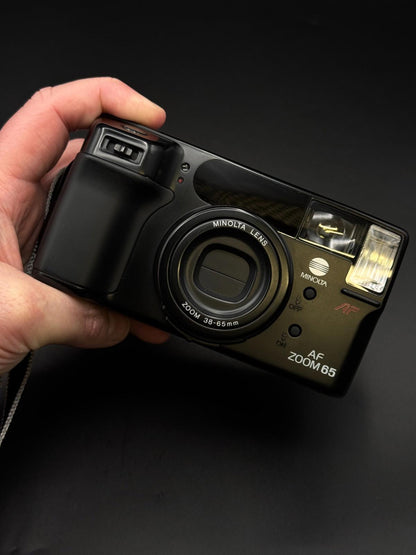 Minolta AF Zoom 65 Vintage 1990's 35mm Film Point & Shoot Camera - Working B138