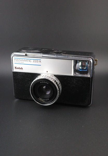 Kodak Instamatic 233-X Vintage 1970's 126 Film Camera - Tested & Working