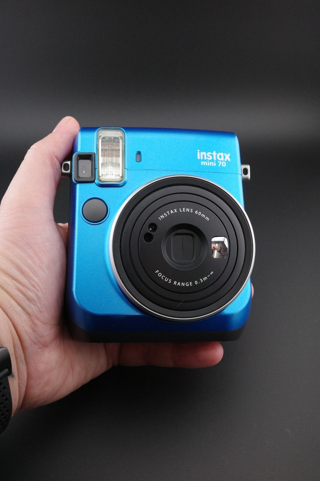 Fujifilm Instax Mini 70 Island Blue Instant Film Camera + Case, Batteries & Film