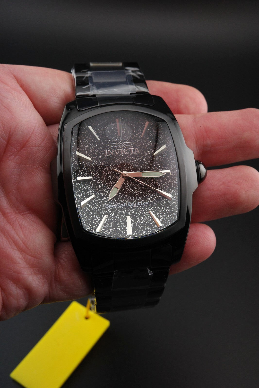 Invicta Lupah 50803 Men's Quartz Watch 47mm Black Stainless Steel - New & Boxed