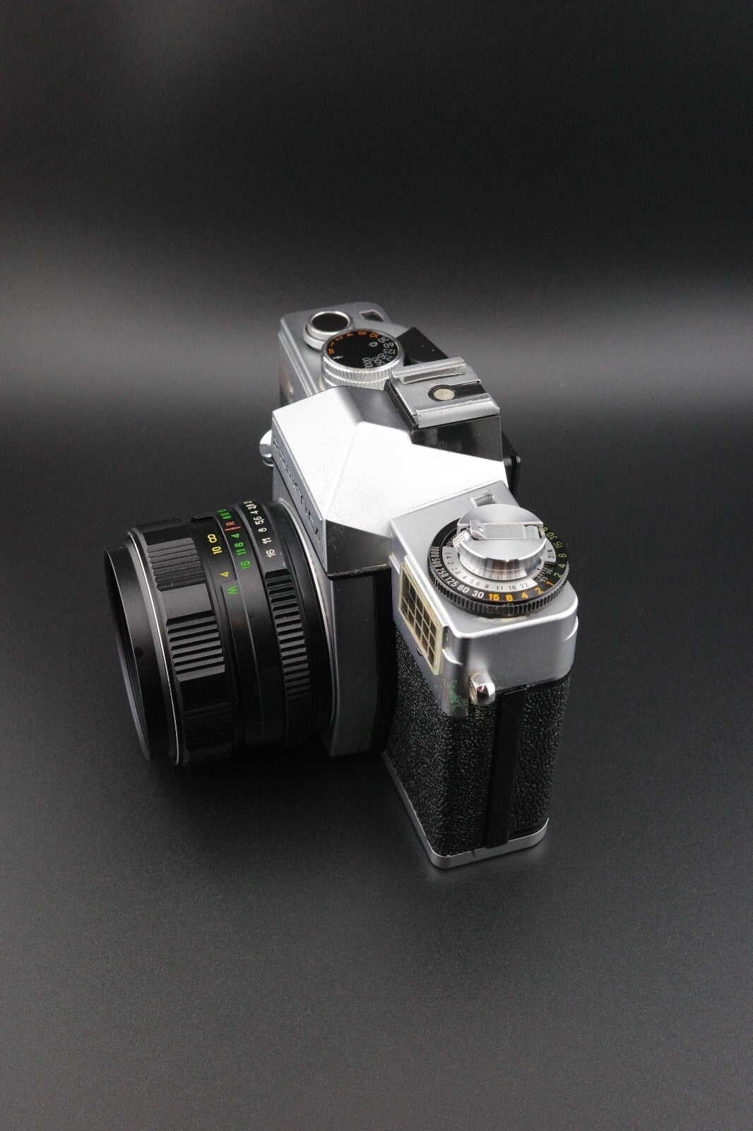 Praktica LB2 Vintage 35mm SLR + Helios 44M-4 58mm f2 M42 Film Tested & Working
