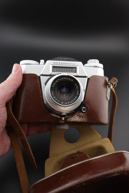 Voightlander Vessamatic Vintage 35mm Film Camera & Case - Faulty Spares Repair