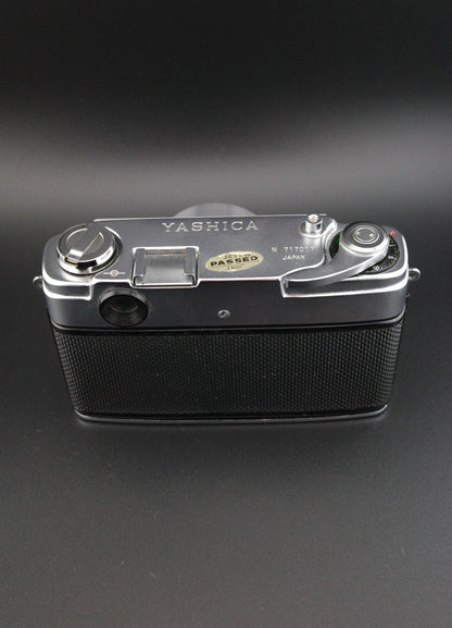 Yashica J Vintage 1960's 35mm Rangefinder Camera + Case - Faulty, Spares Repair