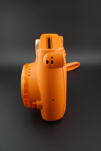 RARE Fujifilm Instax Mini 9 Orange Instant Film Camera - Tested & Fully Working