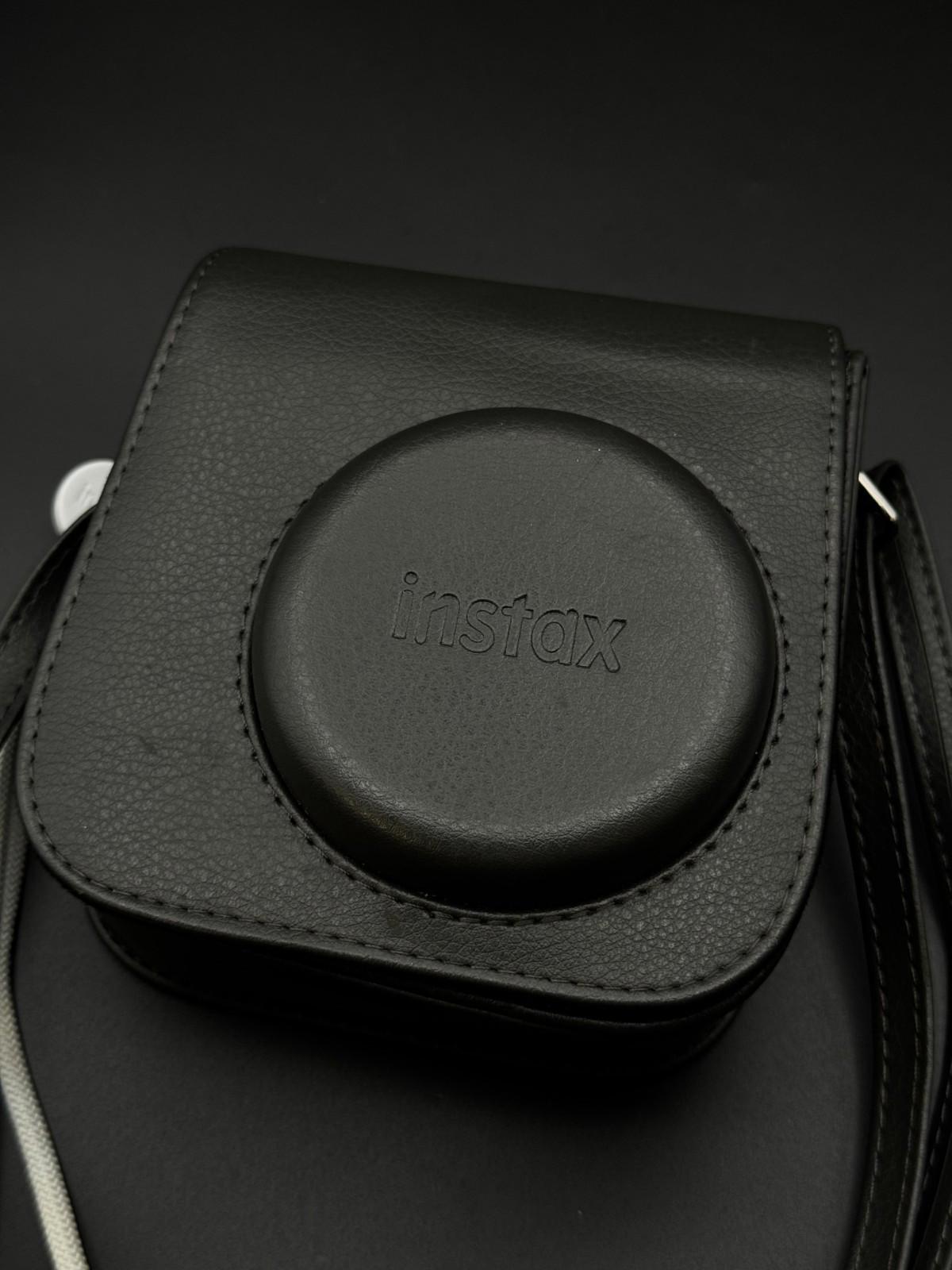 Fujifilm Instax Mini 11 Instant Camera Ice White & Leather Case - Fully Working