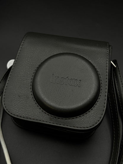 Fujifilm Instax Mini 11 Instant Camera Ice White & Leather Case - Fully Working