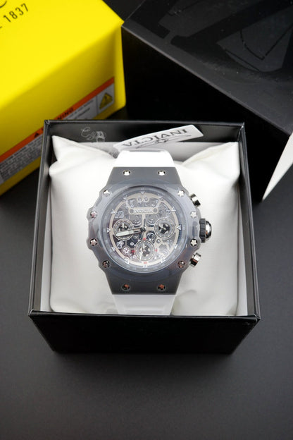 Invicta Racing Valyron 69618 Unisex Watch 41mm White / Grey - Brand New & Boxed