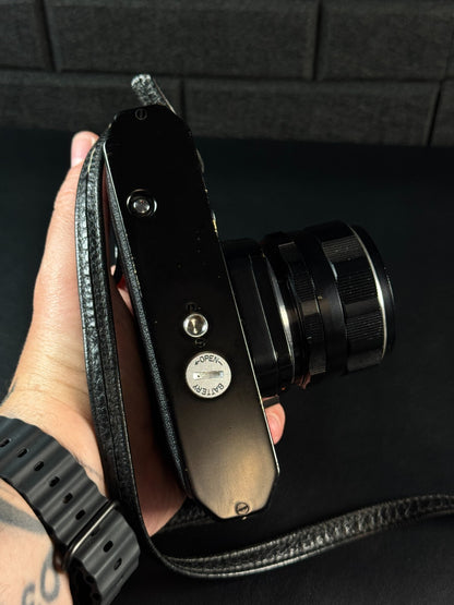 Asahi Pentax Spotmatic SP 35mm SLR Film Camera + Takumar 55mm 1.8 Lens - Working