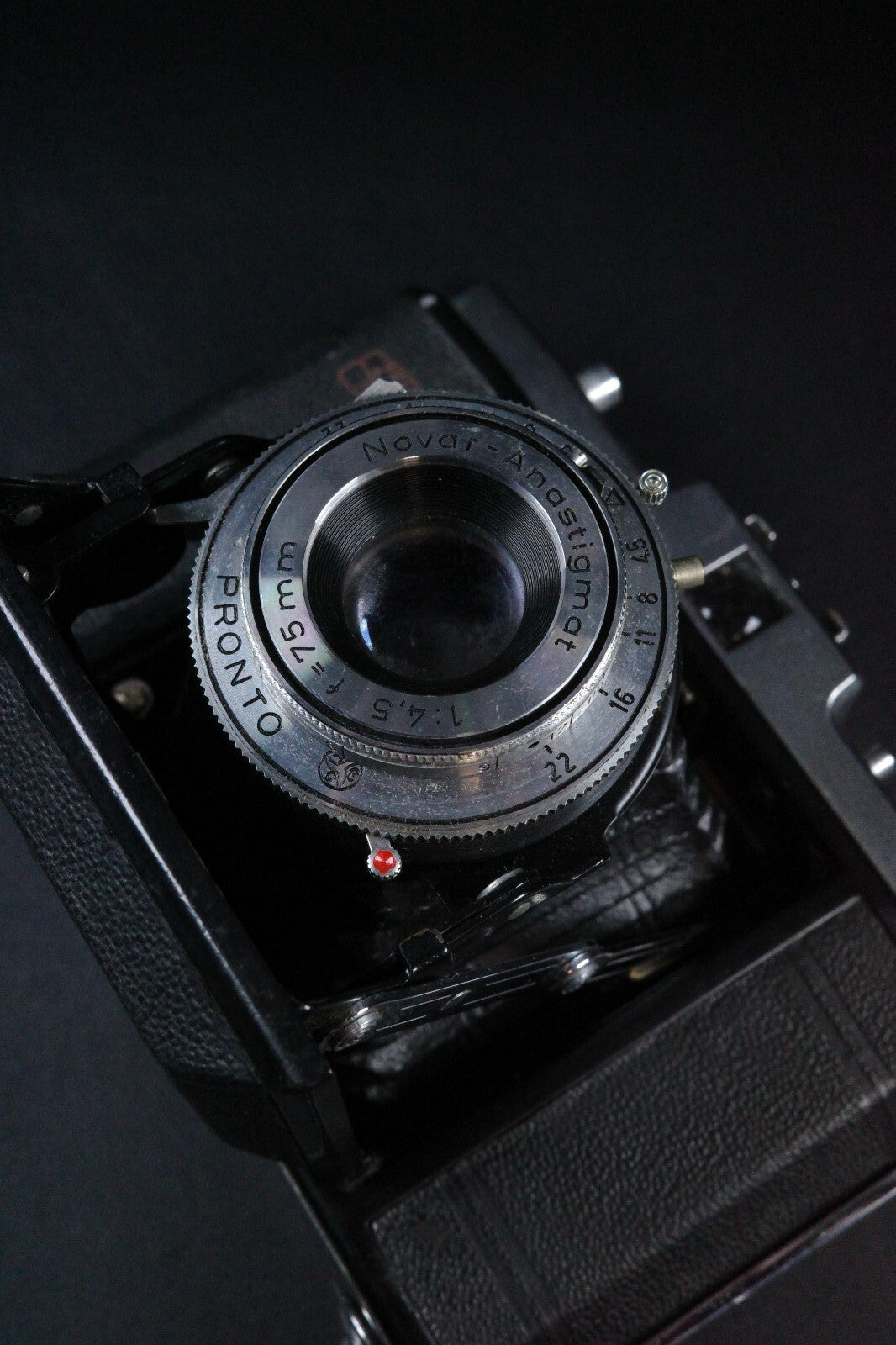 Zeiss Ikon Nettar 517/16 Vintage 1950's 120 Film Camera - Working - Heavy Fungus On Lens