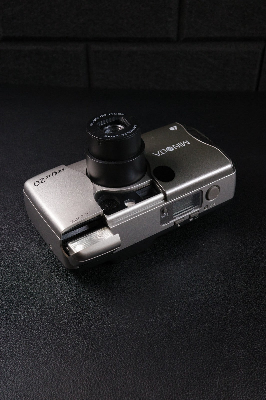 Minolta Vectis 20 Vintage 1990's APS Film Point and Shoot Zoom Camera - Working