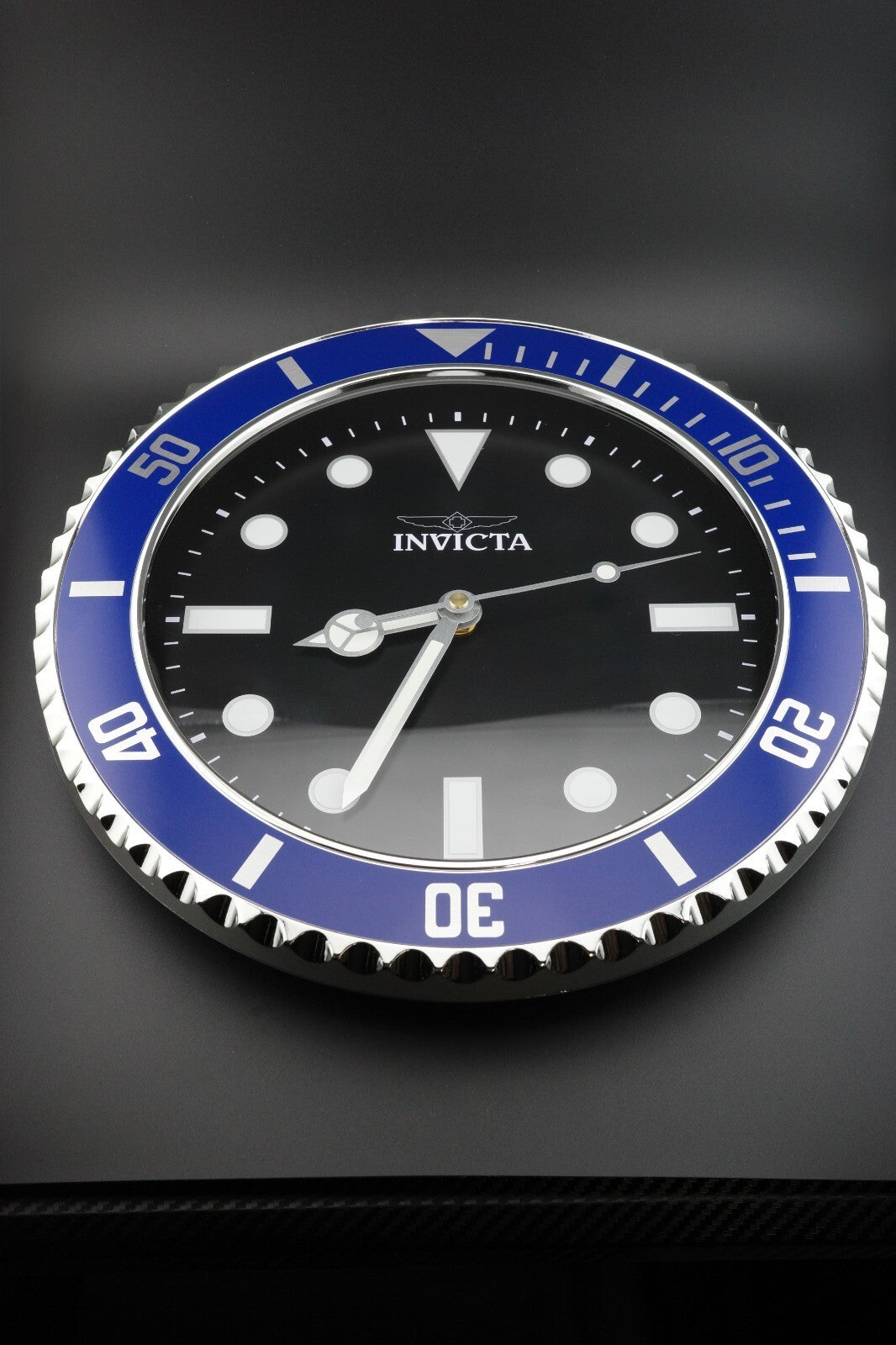 Invcta Pro Diver Wall Clock 70045 - Blue / Black - Brand New & Boxed