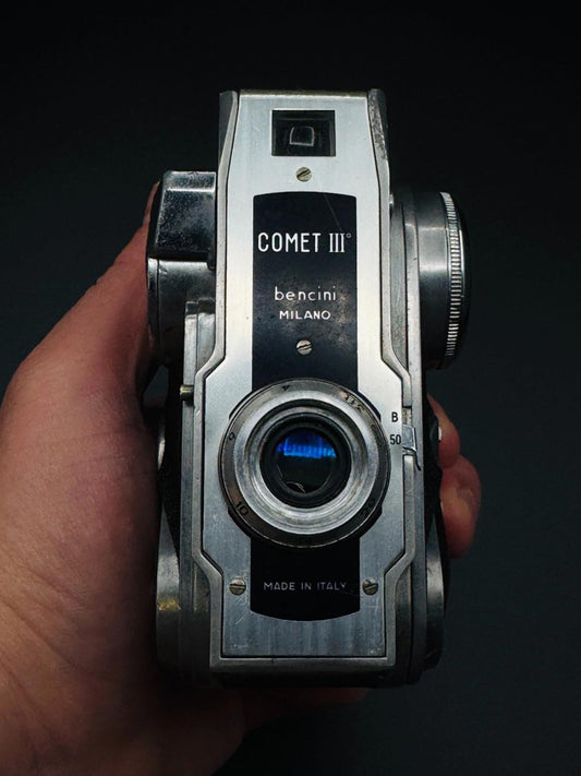 Vintage Bencini Comet III Point & Shoot Film Camera - Untested