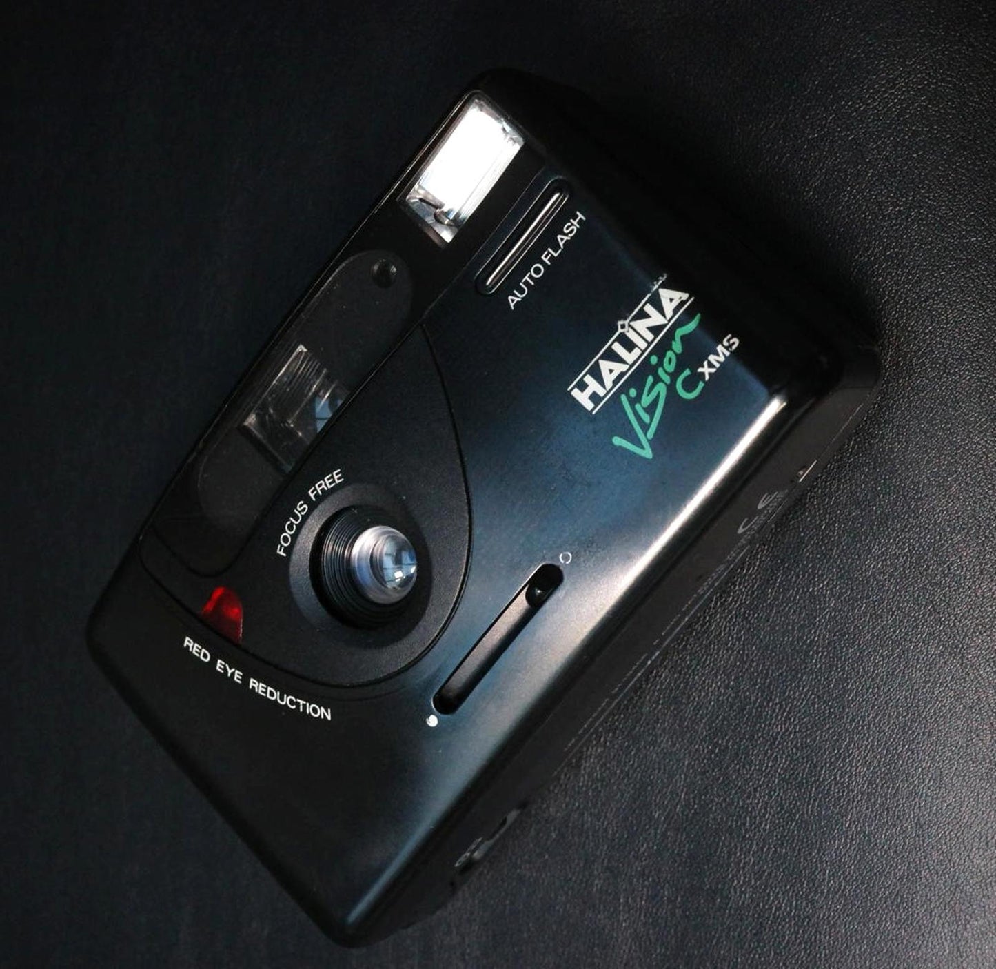 Halina Vision C-XMS 35mm Film Point & Shoot Camera + Case Tested & Fully Working