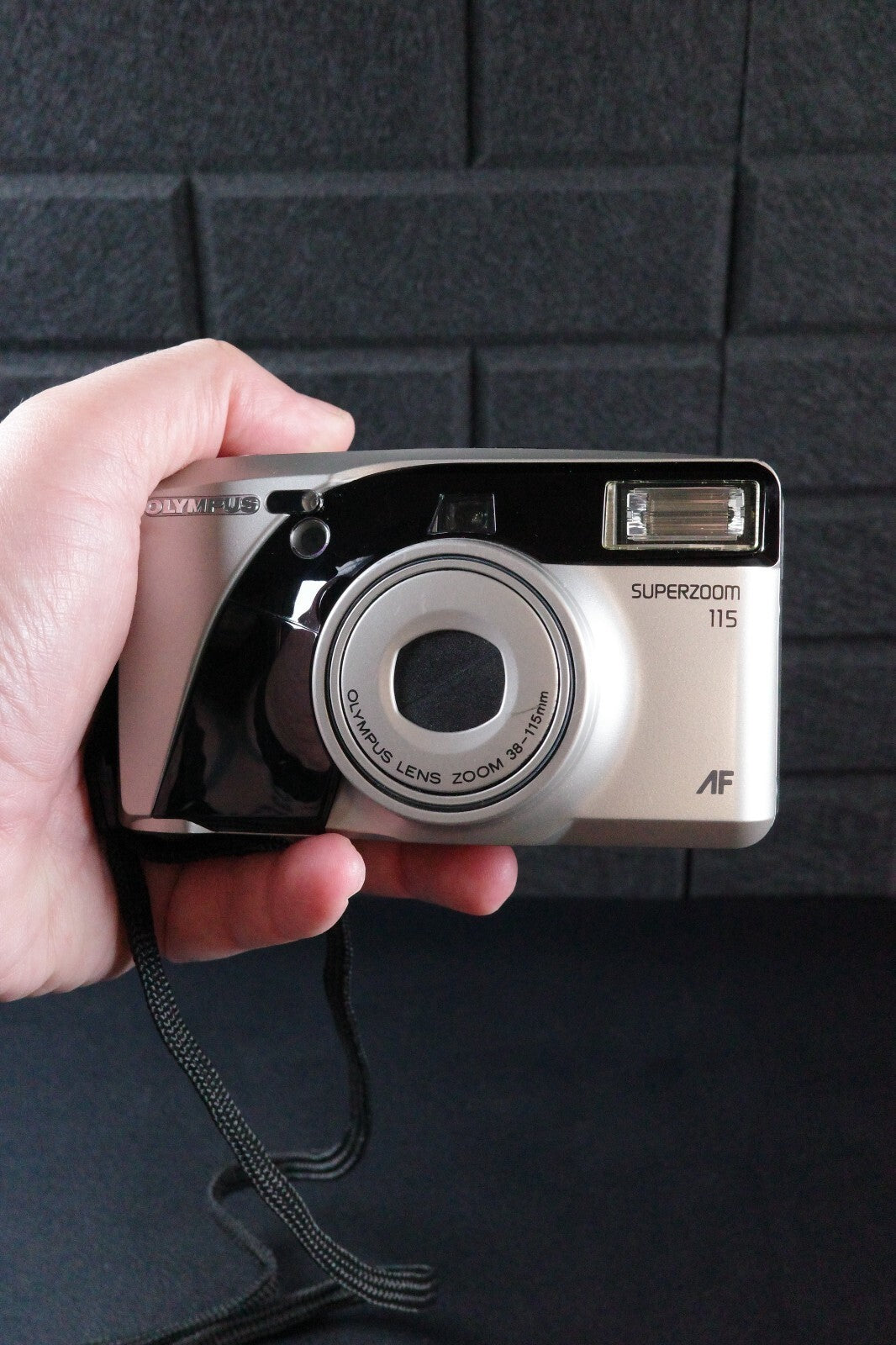 Olympus SuperZoom 115 Vintage 1990's Compact 35mm Film Camera Tested & Working