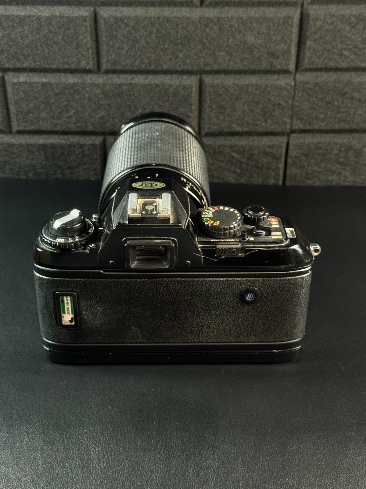 Nikon F-301 35mm Film SLR Camera + Tamron 35-200mm Zoom Lens - Tested & Working