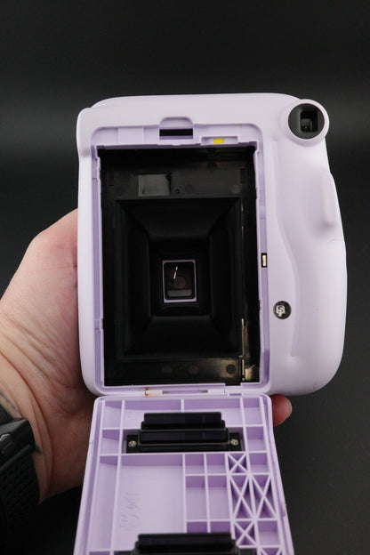 Fujifilm Instax Mini 11 Lilac Instant Film Camera - Film Tested & Working