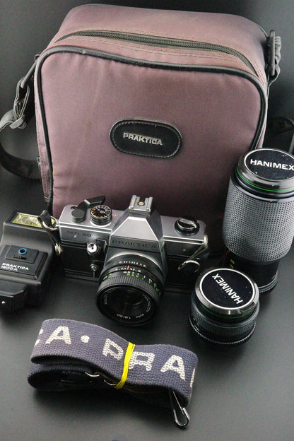 Praktica MTL 50 35mm SLR Film Camera Mega Bundle - Film Tested & Fully Working