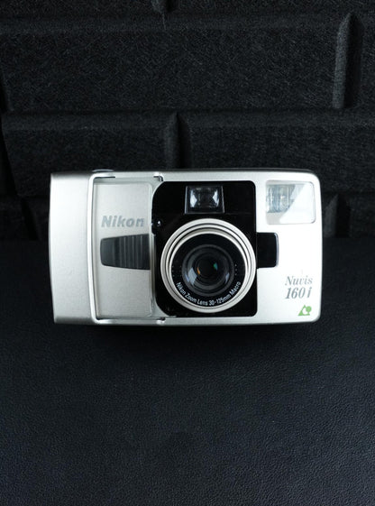 Nikon Nuvis 160i Vintage 1990's APS Zoom Camera + Case & Battery Fully Working