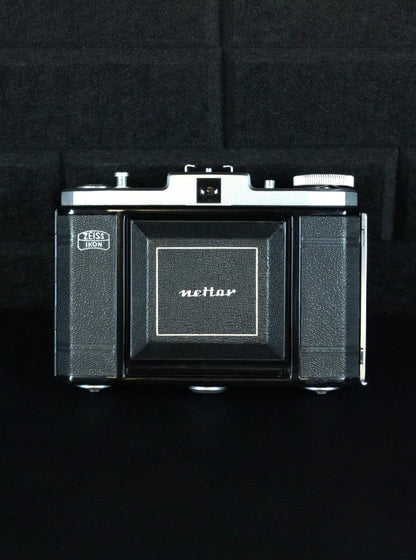 Zeiss Ikon Nettar 518/16 Vintage 1950s Folding Bellows Camera + Extras - Working