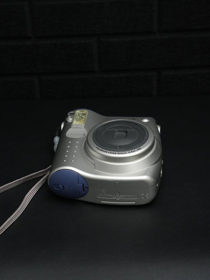 Fujifilm Instax Mini 10 Silver Instant Film Camera + Batteries Tested & Working